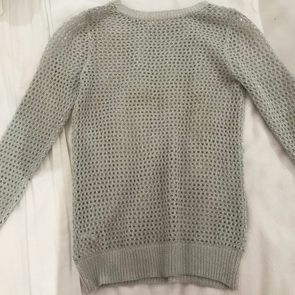 Silver fine-knit sweater - Picture 4 of 4